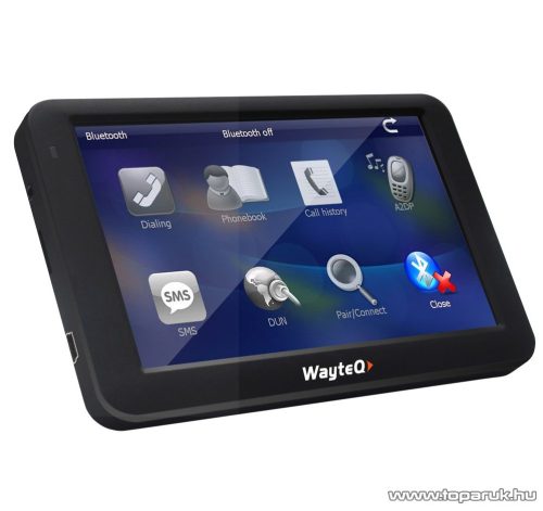 WayteQ x985BT GPS navigáció, 8GB (navigációs szoftver nélkül)
