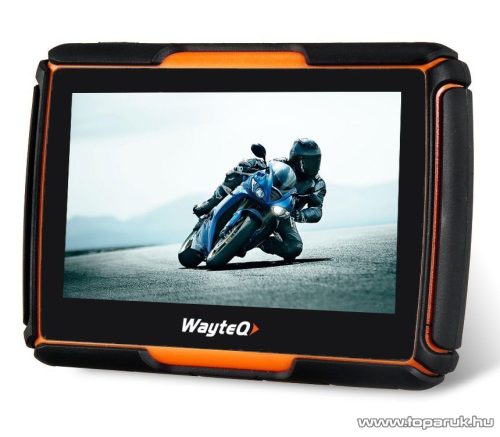WayteQ xRIDER motoros GPS navigáció, 8 GB + Sygic 3D Teljes Európa térképszoftver - megszűnt termék: 2017. május