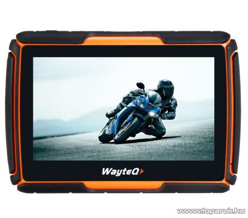 WayteQ xRIDER motoros GPS navigáció, 8 GB + Sygic 3D Teljes Európa térképszoftver - megszűnt termék: 2017. május