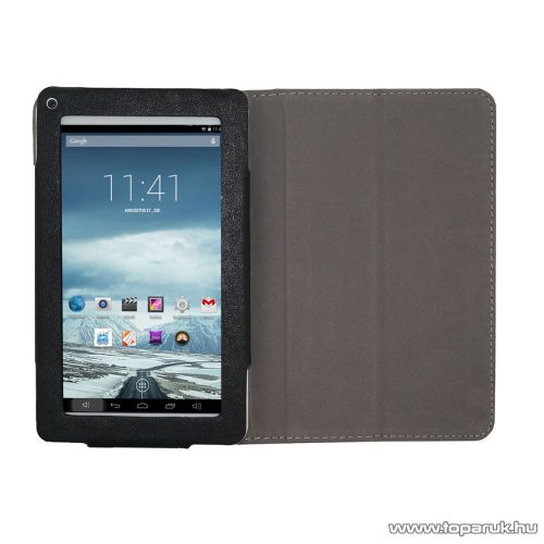 WayteQ xTAB-7Q bőrtok, asztali tartó funkcióval, fekete - megszűnt termék: 2018. november