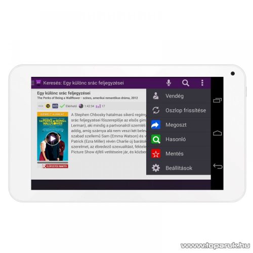 WayteQ xTAB-7Q 7"-os IPS tablet, 8GB, fehér (Android) + Sygic 3D Navigation for Android VOUCHER Teljes Európa TeleAtlas térképpel, 44 ország - megszűnt termék: 2016. január
