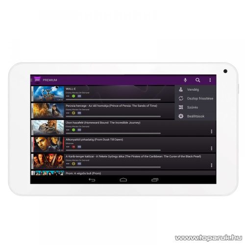 WayteQ xTAB-7Q 7"-os IPS tablet, 8GB, fehér (Android) - megszűnt termék: 2016. január