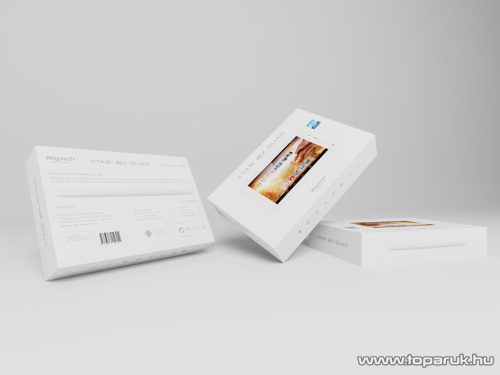 Wayteq xTAB-7X Quad 7"-os IPS tablet, 8GB, fehér (Android) + Sygic 3D Voucher Edition Teljes Európa szoftverrel - megszűnt termék: 2015. november