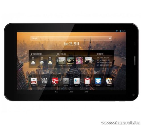 WayteQ xTAB-7X 7"-os tablet, 4GB, fekete (Android) - megszűnt termék: 2016. január