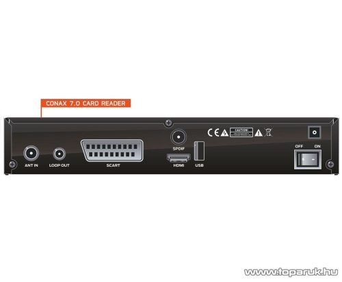 Wayteq HD-95CX MPEG4 DVB-T vevő + 12 hónap MindigTV EXTRA kártya - megszűnt termék: 2015. július