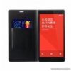 Xiaomi Hongmi Note / Redmi Note oksotelefon flip tok, gyári, fekete - megszűnt termék: 2017. május