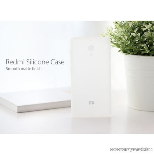Xiaomi Hongmi 1S / Redmi 1S TPU gyári mobiltelefon tok, fehér - megszűnt termék: 2018. január