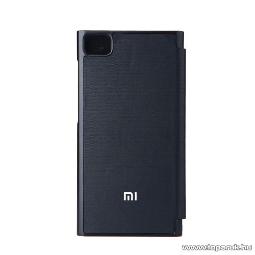Xiaomi Mi3 ablakos mobiltelefon flip tok, utángyártott, fekete - megszűnt termék: 2015. október