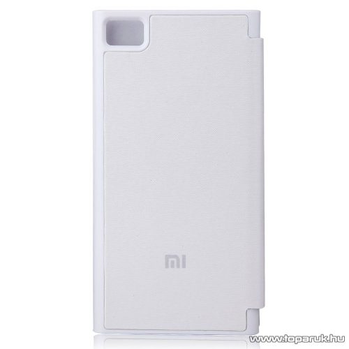 Xiaomi Mi3 ablakos mobiltelefon flip tok, utángyártott, fehér - megszűnt termék: 2015. október