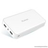 Yoobao MASTER M16 vésztöltő, külső akkumulátor, Power Bank, 16.000 mAh + LED lámpa, fehér