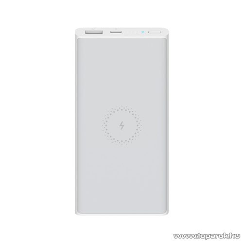 Xiaomi Mi 10000 mAh Wireless PowerBank Essential, vésztöltő, vezeték nélküli töltéssel, fehér színű (XM10KMIWLPBEWH)
