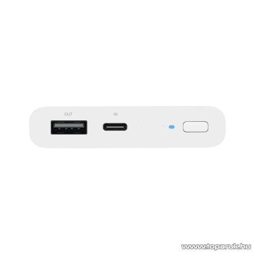 Xiaomi Mi 10000 mAh Wireless PowerBank Essential, vésztöltő, vezeték nélküli töltéssel, fehér színű (XM10KMIWLPBEWH)