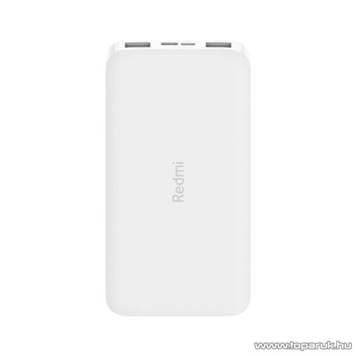 Xiaomi Redmi Powerbank, 10000 mAh, fehér színű (XMRMPWRBNK10KW)