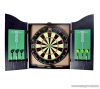 XQ Max Home Darts Center Fali darts szekrény, szizál darts tábla, fa szekrénnyel, 6 dart szettel