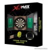 XQ Max Home Darts Center Fali darts szekrény, szizál darts tábla, fa szekrénnyel, 6 dart szettel