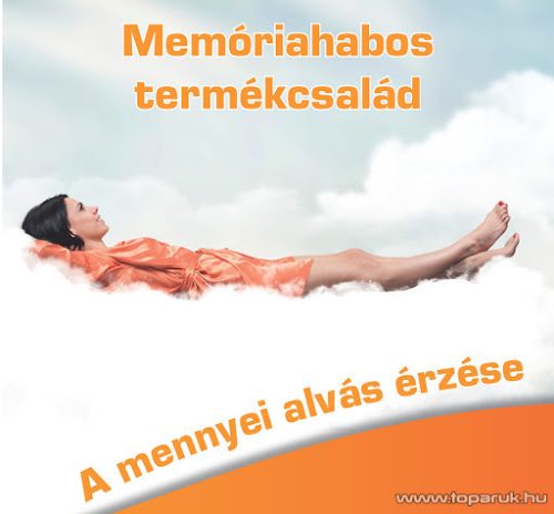 Qmed Cloud+ Memóriahabos anatómiai párna, 70 x 50 cm