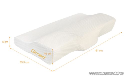 Qmed ERGO Memóriahabos anatómiai párna nyakfájdalom ellen, 61 x 35 cm