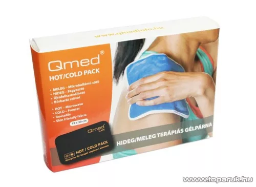 Qmed Hideg-meleg terápiás gélpárna, 30 x 19 cm