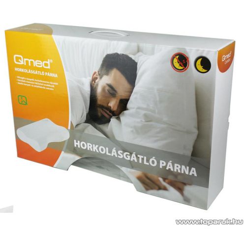 Qmed Horkolásgátló memóriahabos párna, 57 x 36 cm