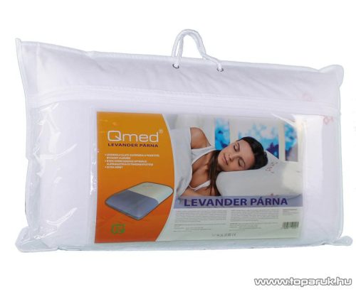 Qmed Levander memóriahabos párna, 70 x 40 cm