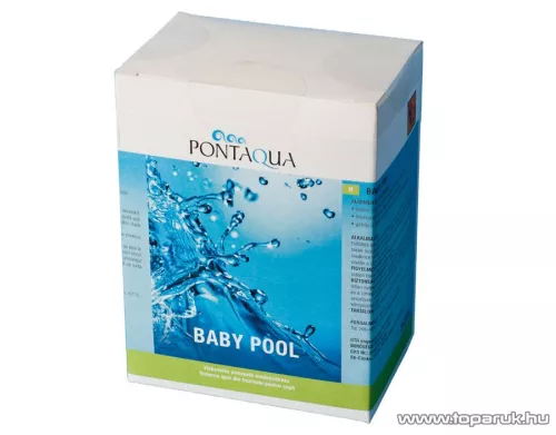 PoolTrend / PontAqua BABY POOL habzás- és klórmentes gyerek medence fertőtlenítő szer, 100 ml (5 db 20 ml-es tasak)