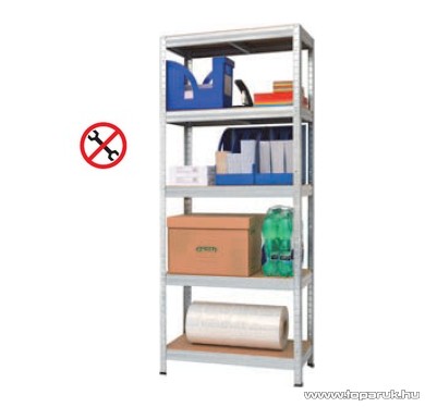 Fairline 5 farostlemezes nagy teherbírású polc, 175 kg / polc