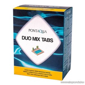   PoolTrend / PontAqua DUO MIX TABS kettős hatású medence fertőtlenítő klórtabletta, 5 db textilzsák / doboz