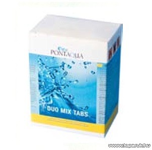 PoolTrend / PontAqua DUO MIX TABS kettős hatású medence fertőtlenítő klórtabletta, 5 db textilzsák / doboz