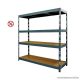 Biloxxi 4 MDF lapos nagy teherbírású fém polc, 350 kg / polc