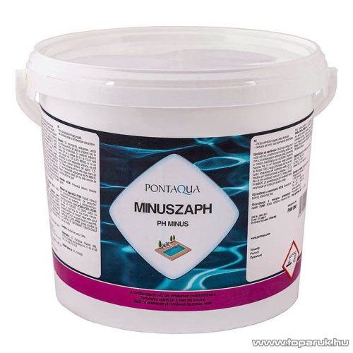 PoolTrend / PontAqua PH MINUS (minuszaph) medence pH beállító szer (PH csökkentő), 6 kg