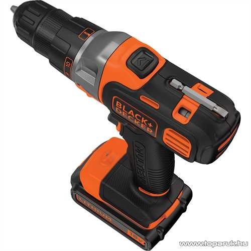 Black & Decker MT218K Multievo Multi szerszám fúró / csavarozó feltéttel, kofferben