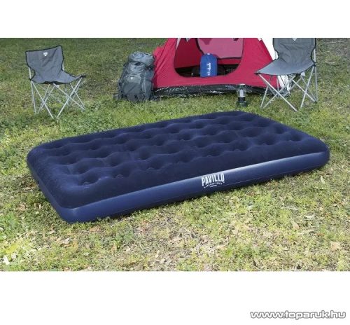 Bestway 67002 Pavillo Kétszemélyes dupla légágy matrac kepingezéshez, sötétkék, 191 x 137 x 22 cm