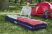 Bestway Pavillo 67223 Egyszemélyes felfújható matrac ágy, vendégágy, beépített lábpumpával, 185 x 76 x 28 cm, kék
