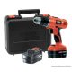Black & Decker EPC126BK Akkumulátoros Kétsebességes fúró, csavarozó gép, műanyag kofferben, 2 db 12V-os akkumulátorral - Megszűnt termék: 2015. November