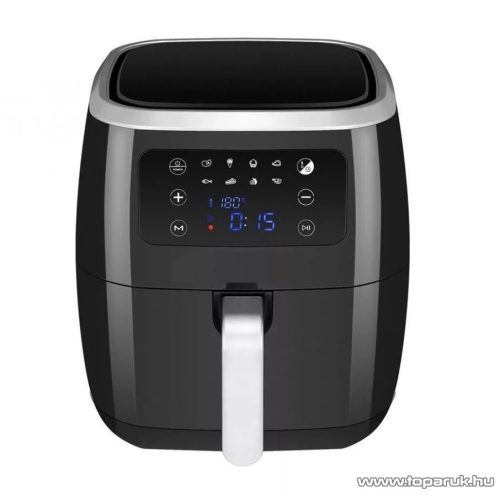 Tarrington House AF1800CP XXL Digitális légkeveréses olajsütő, olajmentes fritőz, 1800W, 6.8 literes 
