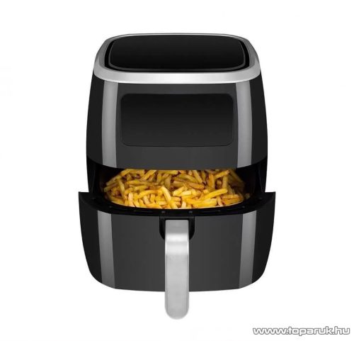 Tarrington House AF1800CP XXL Digitális légkeveréses olajsütő, olajmentes fritőz, 1800W, 6.8 literes 