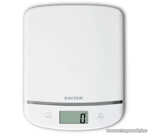 Salter 1056 Aquatronic konyhai mérleg, 15 év garanciával