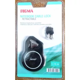 Sigma SCL10 Notebook kábelzár, notebook zár 2 db kulccsal