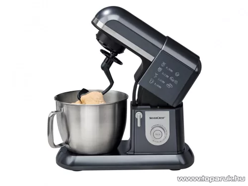SilverCrest SKMP 1300 D4 Konyhai robotgép, dagasztó, tartozék turmixxal, fekete szín