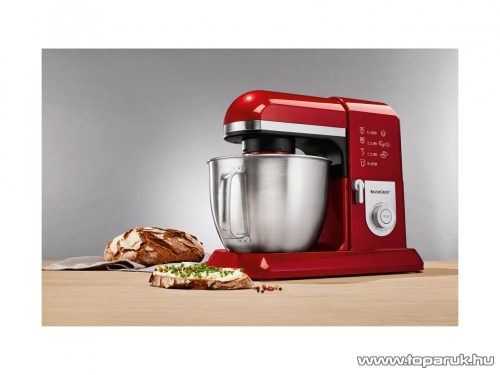 SilverCrest SKMP 1300 D4 Konyhai robotgép, dagasztó, tartozék turmixxal, piros szín