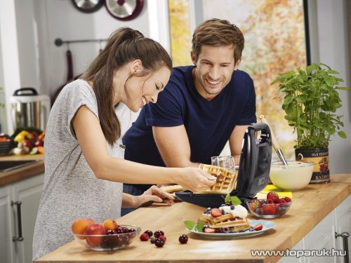 SilverCrest SSMW 750 D2 Avante 3 in 1 multifunkciós szendvicssütő, gofrisütő, grillsütő, 750W