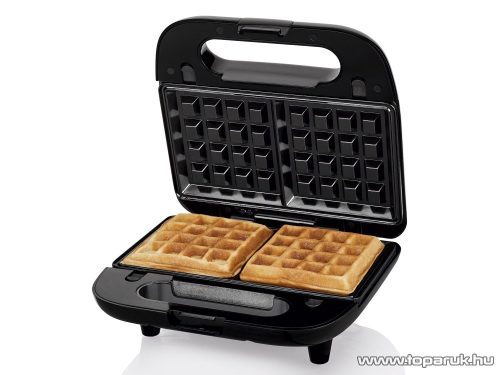 (BONTOTT / 444315) SilverCrest SSMW 750 D3 Avante 3 in 1 multifunkciós szendvicssütő, gofrisütő, grillsütő, 750W