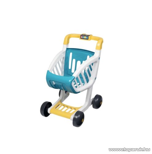Smoby 350243 Szupermarket gyerekbolt bevásárlókocsival, 34 részes