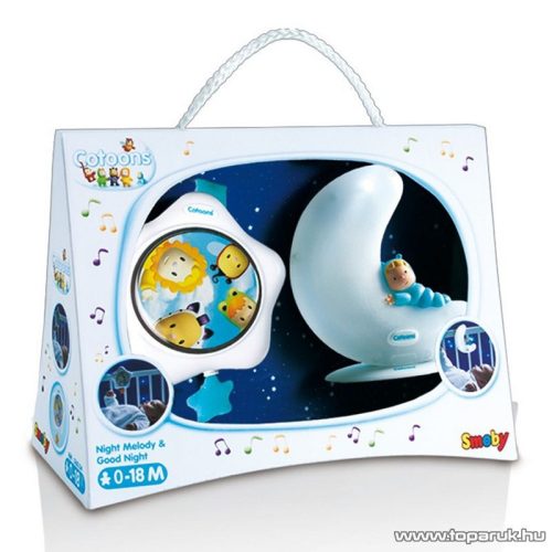 Smoby Cotoons Bébi ajándék szett, éjszakai fény + altató (7600316204) - készlethiány