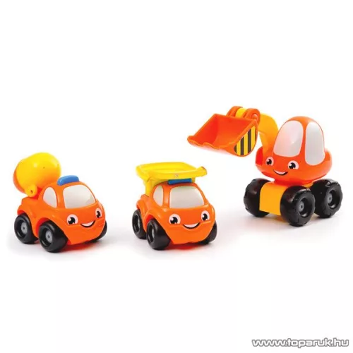 Smoby Vroom Planet VP 3 db-os munkagép szett (7600211296) - készlethiány