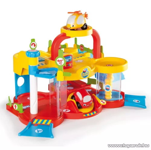 Smoby Vroom Planet VP Premier garázs + ajándék DVD (7600211265) - készlethiány