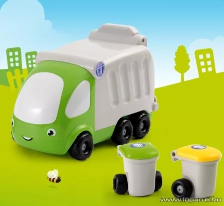 Smoby Vroom Planet VP Buborék szemetes kocsi, kukás autó (7600211289)
