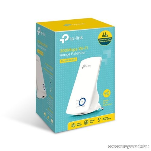 TP-LINK TL-WA850RE Wireless N hatósugár kiterjesztő, 300Mbps