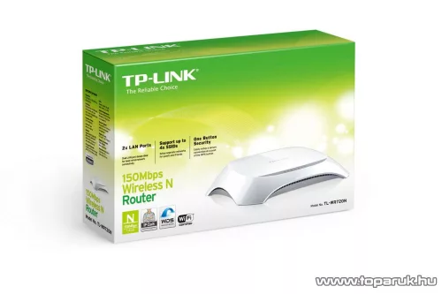 TP-LINK TL-WR720N 150 Mbps Wireless N Wifi Router beépített antennával (5 év garancia) - Készlethiány