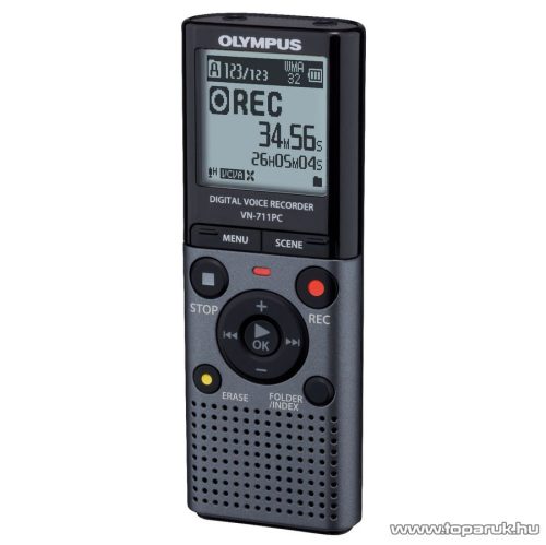 Olympus VN-711PC diktafon, 2GB memóriával - készlethiány